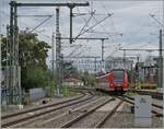 The DB 425 805-9 comming from Ulm is arriving at Fridrichshafen Stdtbahnhoh.