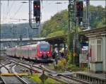 442 double unit (Rhein-Sieg-Express) pictured in Siegen on October 13th, 2012.