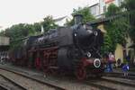 Former Bavarian Pacific steamer 18 505 stands at the DGEG museum of Neustadt (weinstrasse) on 31 May 2014.