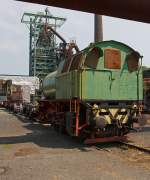 Henschel steam accumulator locomotive on 05.06.2011 in the LWL-Industrial Museum Henrichshtte in Hattingen(Germany).
