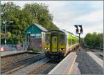 A Comuter Service from Cork is arriving at Mallow Station / Stáisiún Mala.