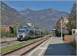 The FS Trenitalia MD 502 056 (95 83 4502 056-3) on the journey from Aosta to Ivrea by his stop in the Verres station.  

Sept. 11, 2023