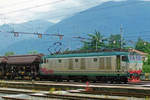 FS E 652 152 hauls a freight out of Domodossola on 18 May 2008.