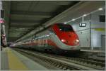The Frecciarossa 9563 from Torino to Salerno in the new Stationpart of Bologna AV (Alto Velocit). 
16.11.2013