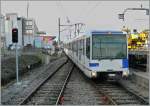 Lausanne Two Bem 558 from Lausanne Flon are arriving the Terminate Station Renens VD. 
26.01.2011