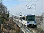 Lausanne TSOL TL Bem 556 on the Bridge by Vigie. 
03.03.2011