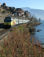 Lavaux SBB Re 460 053-2 with CIS EC by St-Saphorin.
26.12.2008