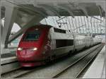 liege-luik-all-stations The PBKA Thalys unit 4321 is leaving the station Li�ge Guillemins on January 16th, 2009.