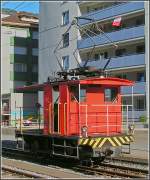 locomotives MGB Te 2/2 4826 pictured at Brig on July 30th, 2007.