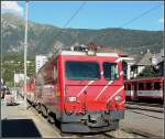 locomotives MGB local train pictured at Brig on July 30th, 2007.
