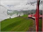 The MGB train has left the station of N�tschen and ...
