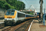 With Int.1138 'ARDENNEN EXPRES' CFL 3011 leaves Liége-Guillemins for Luxembourg on 5 August 1997.