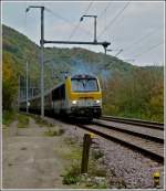 The IR 117 Liers - Luxembourg City is running between Michelau and Erpeldange/Ettelbrck on October 17th, 2011.