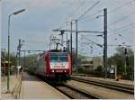 4008 is hauling the IR 3737 Troisvierges - Luxembourg City into the station of Ettelbrck on April 14th, 2012.