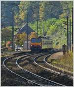 . Z 2014 is leaving the station of Cruchten on October 19th, 2013.