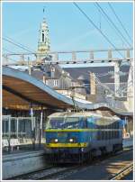 . HLE 2001 is running through the station of Luxembourg City on December 16th, 2013.