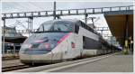 . The TGV Rseau 508 is waiting for passengers in Luxembourg City on January 8th, 2014.