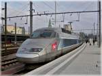 Luxembourg City The TGV 537 is waiting for passengers in Luxembourg City on May 9th, 2007. 
