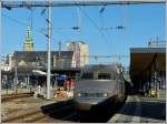 Luxembourg City A TGV Atlantique/R�seau unit is waiting for passengers in Luxembourg City on January 16th, 2012.