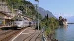 TGV Lyria to Paris by the Castle of Chillon.
04.08.2007  ...