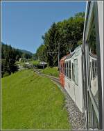 m-c-martigny---chatelard A Mont-Blanc Express BDeh 4/8 (SNCF Z 800) is running between Salvan and Les Mar�cottes on August 3rd, 2008. 
