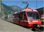 m-c-martigny---chatelard The Mont-Blanc Express BDeH 4/8 21 (SNCF Z 821) is waiting for passengers to Vallorcine in Martigny on August 3rd, 2008.