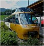 mob-montreux-berner-oberland-bahn The GoldenPass panoramic train pictured at Zweisimmen on July 31st, 2008.