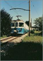 mob-montreux-berner-oberland-bahn MOB ABDe 8/8 by Fontanivent. 
(summer 1985/scanned picture)