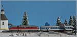 The DR V 132 439-1 with an IR on my Z Gauge Winter-Diorama.