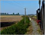 Molli The Molli is running through the nice landscape between Heiligendamm and K�hlungsborn on September 25th, 2011.