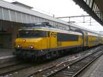 1845 with typ DDM wagons. Rotterdam centraal station 17-02-2010.