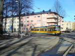 Norrkoping Tram nr 24 �stra Promenaden 2010 - 03 - 20. 