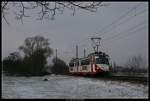 4104 near Seckenheim OEG Bahnhof.   ...