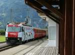 prattigau On the way to Davos: RhB Ge 4/4 III with his RE on the Malans Station.
14.09.2009