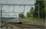 RABe 511 The new 511 001 on a test run by Romont.
27.05.2011