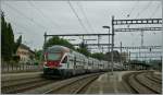 RABe 511 The new 511 001 on a test run in Romont. 
27.05.2011