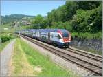 RABe 511 The new SBB 511 001 on a test run by Bossi�re. 
25.05.2011