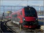 Railjet The Railjet is leaving the main station of Z�rich on December 27th, 2009.