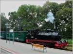 Rasender Roland The R�BB steam engine 99 4802-7 taken in Binz (LB) on September 22nd, 2011.