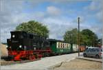 Rasender Roland The R�BB 99 4011-5 with a local train to G�hren in Baabe. 
16.09.2010