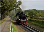 Rasender Roland The R�BB steam engine 99 1784-0 taken in Binz on September 22nd, 2011.