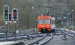 rbs-regionalverkehr-bern-solothurn RBS Local train to Worb is arriving in Worblaufen. 
26.02.2010 