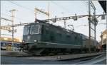 re-420-re-4-4-ii One of the last green Re 4/4 II: Re 4/4 II N� 11309 with a Gargo train in Lausanne. 
24.05.2011