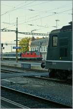 re-420-re-4-4-ii In the background of the Lausanne Station runs a red Re 4/4 II and on the right side is a port of one of the last green Re 4/4 II to see.
24.05.2011 
