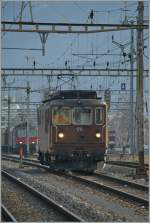 re-425-bls-re-4-4 BLS Re 4/4 179 in Sion. 
14.02.2011 