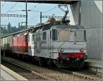 Re 436 Re 436 double header is hauling a freight train through the station of Spiez on July 29th, 2008. 