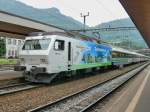 re-456-sobbt SOB Re 456 096-7 with the 'Voralpenexpress' in Arth-Goldau. 
25.05.2007