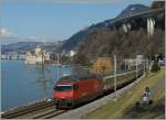 Re 460 Classic: Re 460 066-4 with an IR by the Castle of Chillon. 
26. 02. 2012