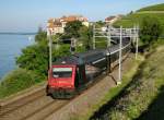 Re 460 Re 460 026-8 with his IR by Rivaz.
22.06.2008