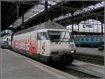 Re 460 Re 460 101-9 pictured at Basel SBB station on August 8th, 2007.